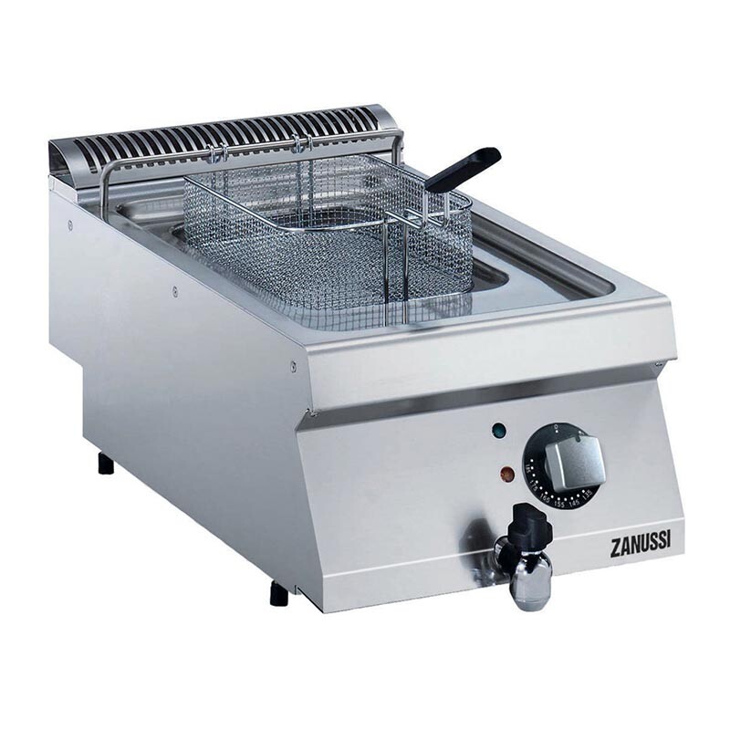 Zanussi 372075 V Tip Hazneli Set Üstü Fritöz, 7 Lt, 400x700x250 mm, Elektrikli - Zanussi