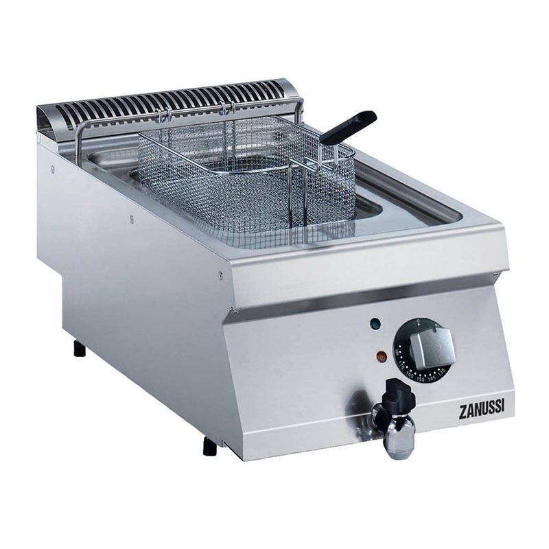 Zanussi 372075 V Tip Hazneli Set Üstü Fritöz, 7 Lt, 400x700x250 mm, Elektrikli - 1