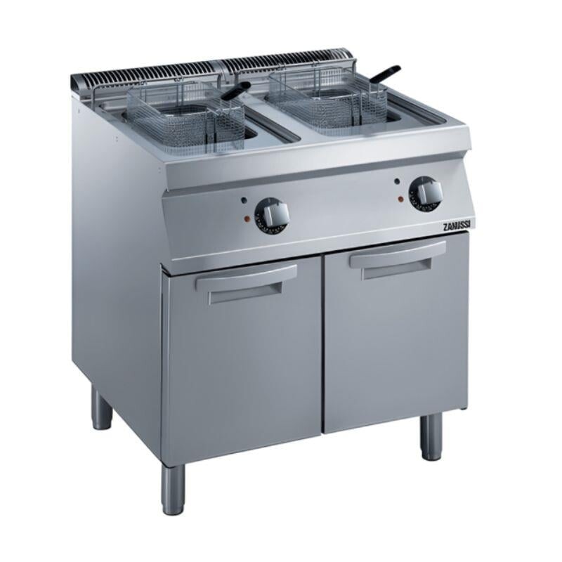 Zanussi Dolaplı 14+14 Litre Endüstriyel Fritöz Elektrikli 80x70x85 cm EVO700 - Zanussi