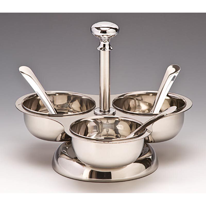 Zicco 043068 Baharatlık Standı, 3'lü, Paslanmaz Çelik - Zicco