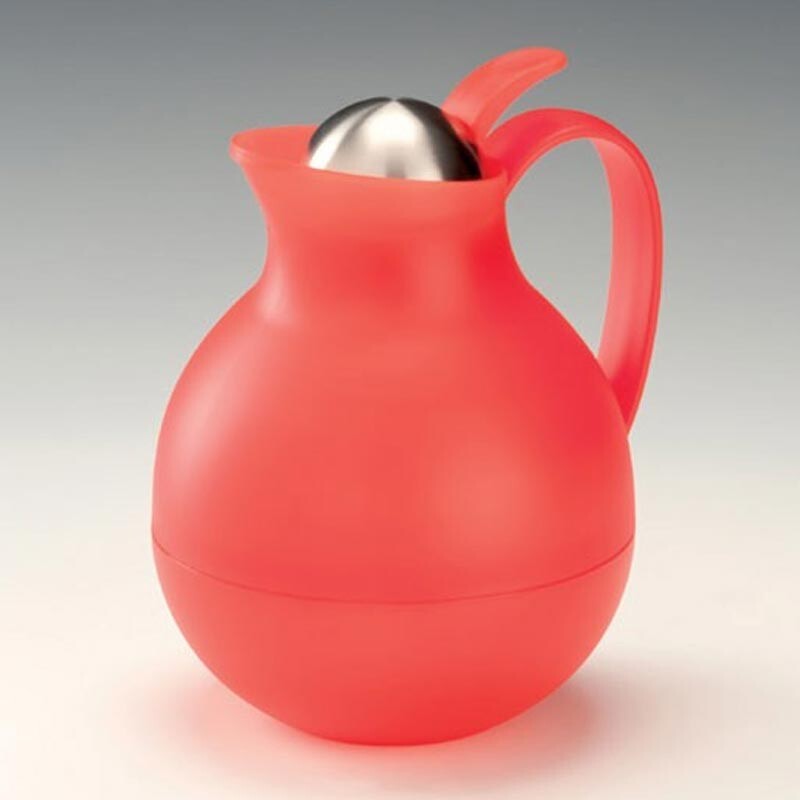 Zicco 45110S İçi Cam Termos, 1 Lt, Kırmızı - Zicco