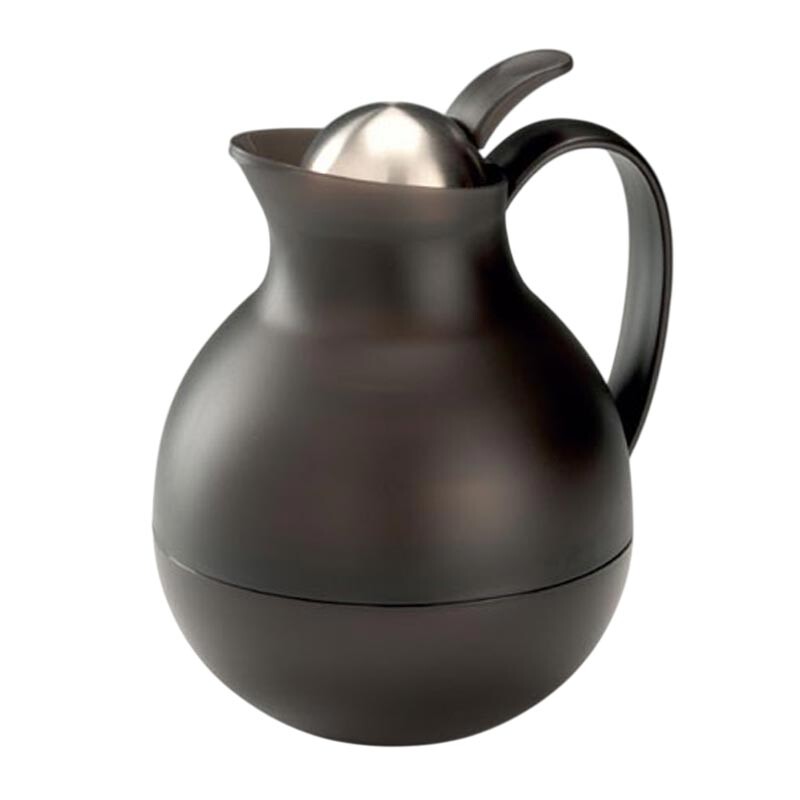 Zicco 45110S İçi Cam Termos, 1 Lt, Siyah - Zicco