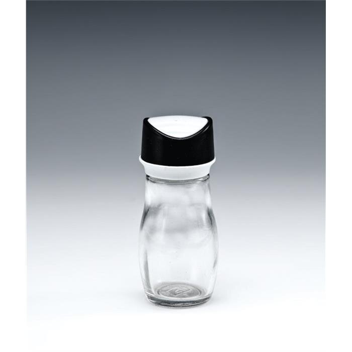 Zicco 8520 Tekli Tuzluk Biberlik, Cam Gövde, Siyah - Zicco