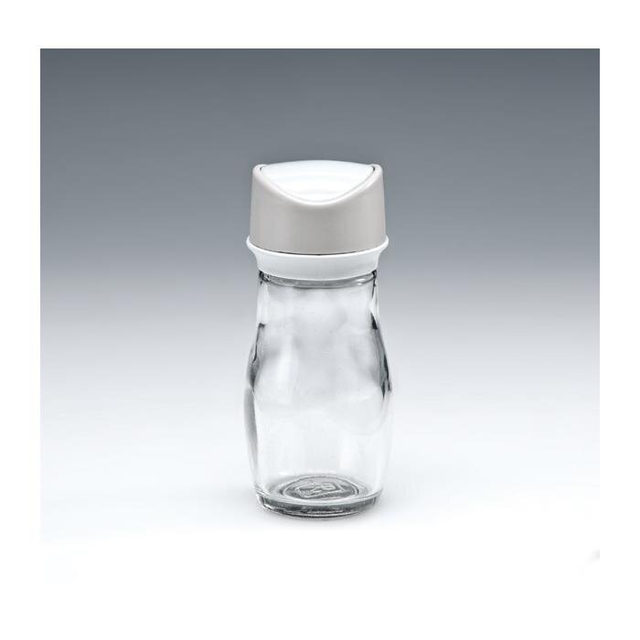 Zicco 8520 Tekli Tuzluk Biberlik, Cam Gövde, Beyaz - Zicco