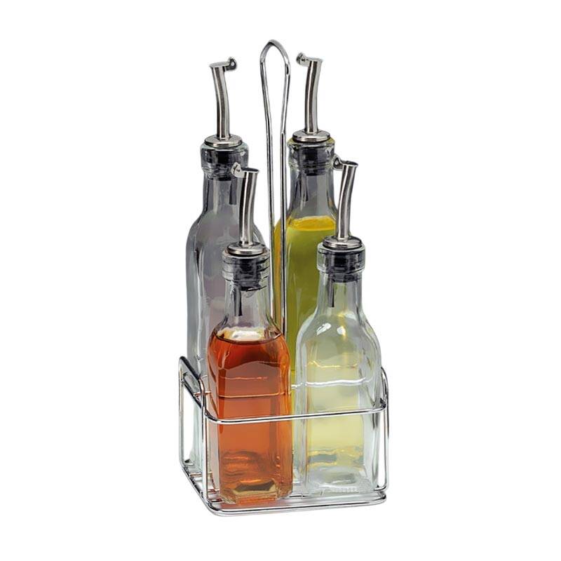 Zicco 9904 Yağlık Sirkelik, Metal Kapaklı, 4'lü, 250-130 cl - 1