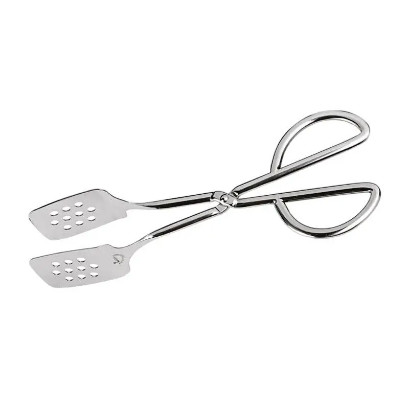 Zicco A-650 Delikli Makas Maşa, Kare Formlu, Gümüş Renk, 26 cm - 1
