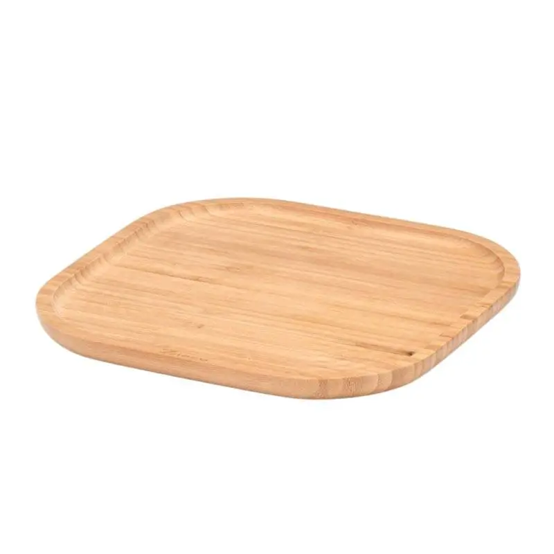 Zicco AL-30 Bambu Teşhir Sunum Tabağı, 25x25 cm - 1