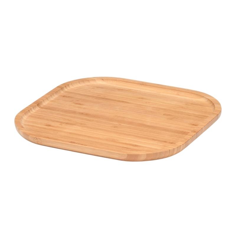 Zicco AL-35 Bambu Teşhir Sunum Tabağı, 30x30 cm - Zicco