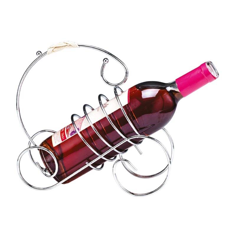 Zicco BA-0071 Şarap Standı, S Model, Gümüş Renk - 1