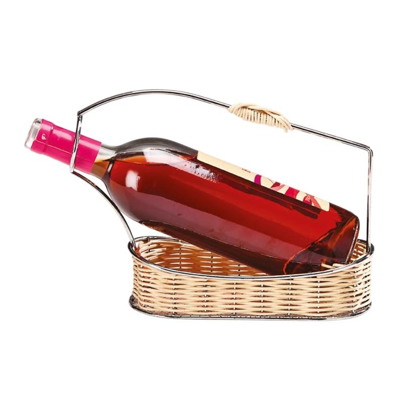 Zicco BA-0100 Tel Hasır Şarap Şişe Standı, 70'lik - Zicco