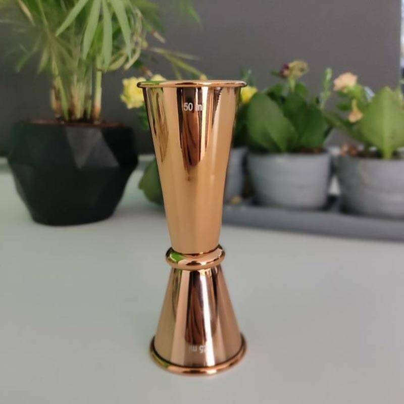 Zicco BA-03C Jigger, Bakır Renk, Barmenlere Özel, 2.5/5 cl - 2