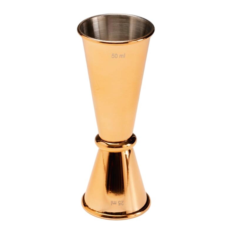 Zicco BA-03C Jigger, Bakır Renk, Barmenlere Özel, 2.5/5 cl - Zicco