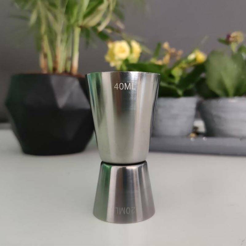 Zicco BA-05 Jigger, Barmenlere Özel, Gümüş Renk, 2/4 cl - 2