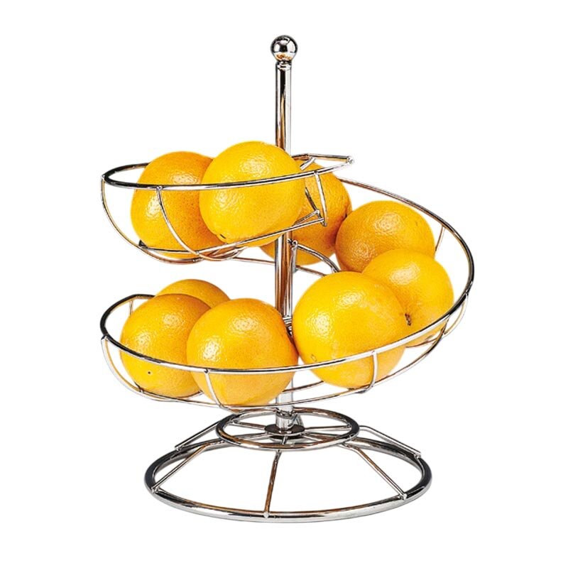 Zicco CS-77118 Spiral Formlu Telli Meyvelik, Krom Kaplama, 26x20 cm - Zicco