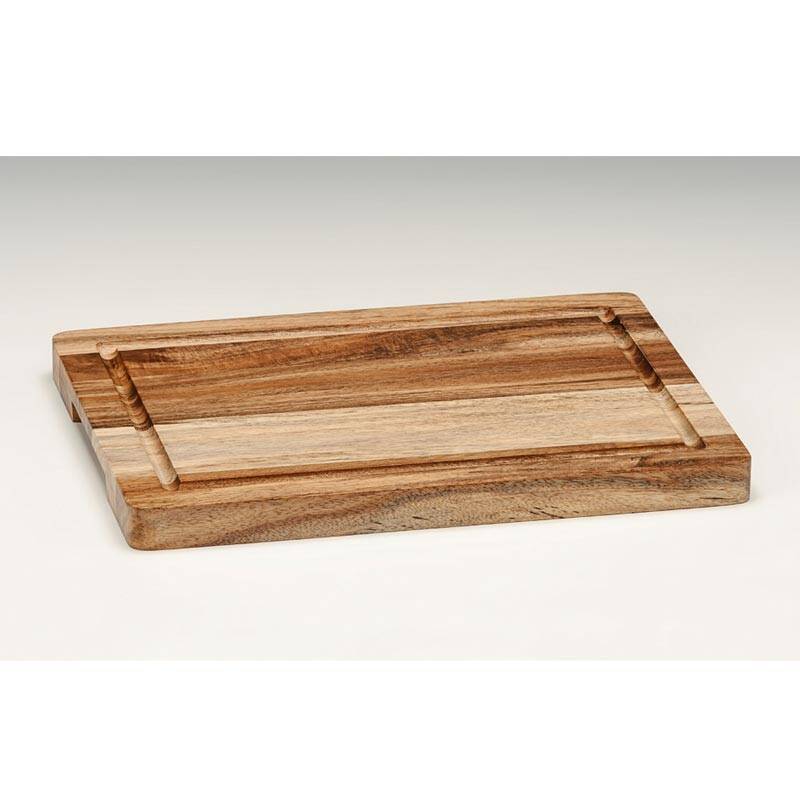 Zicco J9-027 Akasya Steak Sunum Tahtası, 25x19x1,8 cm - 1