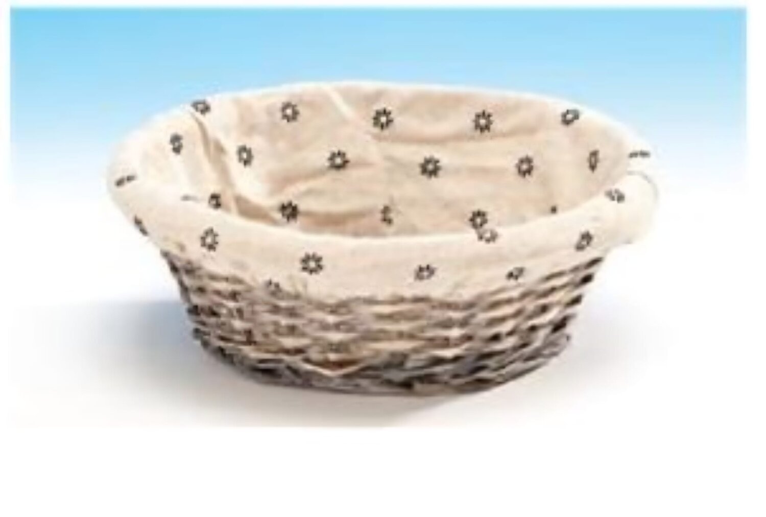 Zicco JN-13159 Ekmek Sepeti, Yuvarlak Form, Gri, 25x9 cm - Zicco