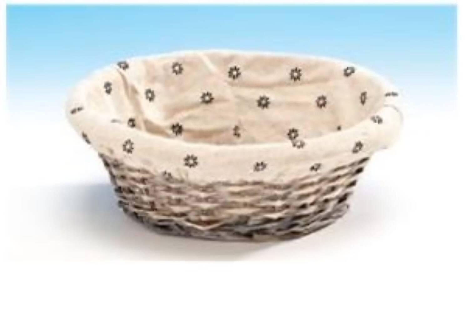 Zicco JN-13159 Ekmek Sepeti, Yuvarlak Form, Gri, 25x9 cm - 1