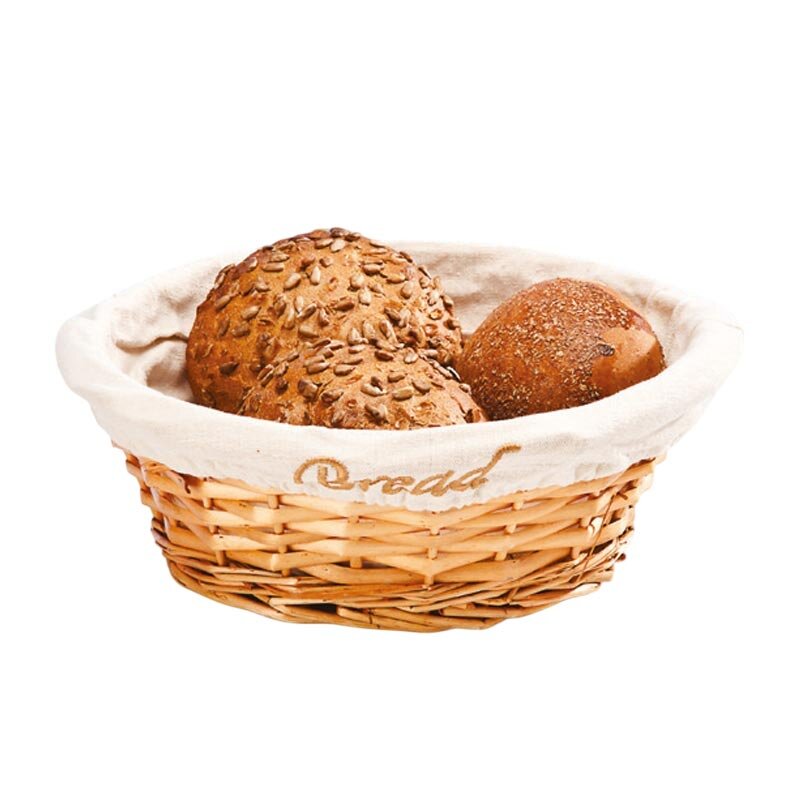 Zicco JN-23130 Bezli Ekmek Sepeti, Açık Kahverengi, 24x8 cm - Zicco