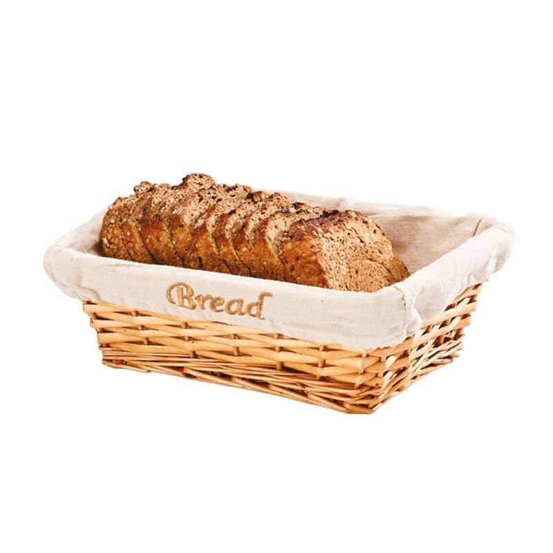 Zicco JN-23131 Bezli Ekmek Sepeti, 28x20x9 cm, Açık Kahverengi - 1