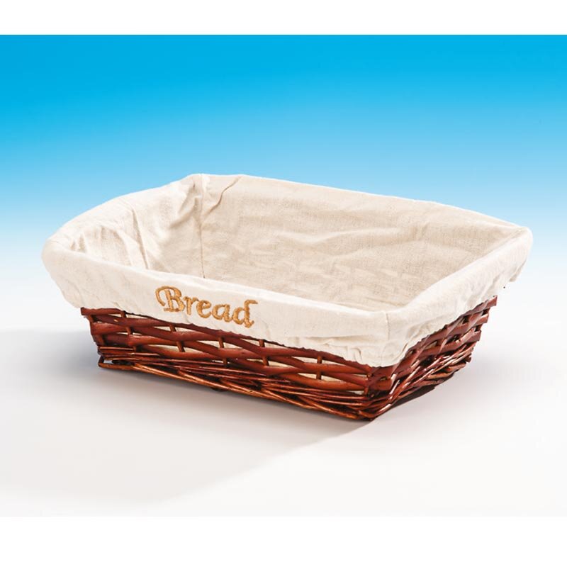 Zicco JN-23131 Bezli Ekmek Sepeti, 28x20x9 cm, Koyu Kahverengi - Zicco