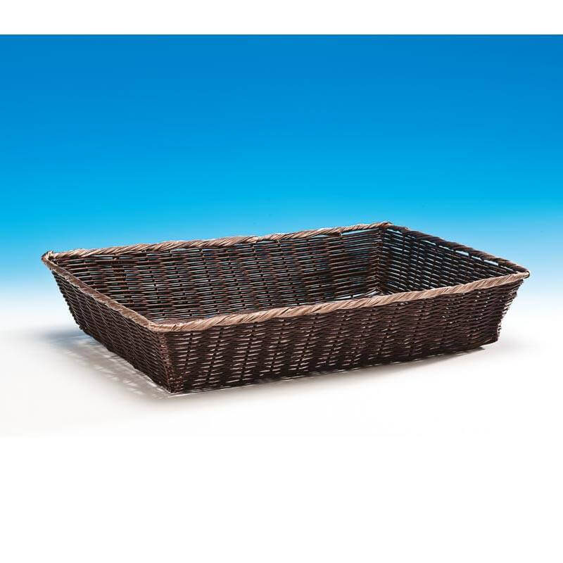 Zicco JQ-8003 Ekmek Sepeti, Büyük Boy, Plastik, Koyu Kahverengi, 51x36x10 cm - 1