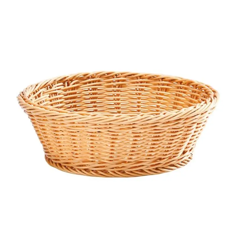 Zicco JW-4003 Hasır Görünümlü Ekmek Sepeti, Plastik, 23x8 cm - 1