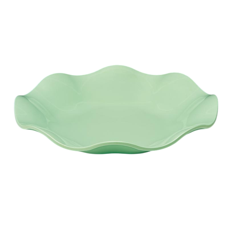 Zicco K-1043 Papatya Teşhir Tabağı, Melamin, Yeşil, 45x7 cm - Zicco