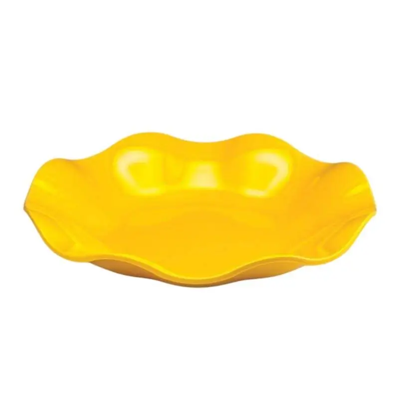 Zicco K-1403 Papatya Teşhir Sunum Tabağı, Melamin, Sarı, 45x7 cm - 1