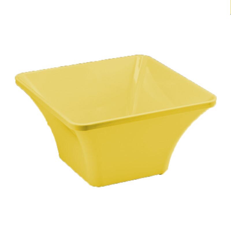 Zicco K-1407 Köşeli Kase, Melamin, Sarı, 27x27x14.5 cm - Zicco