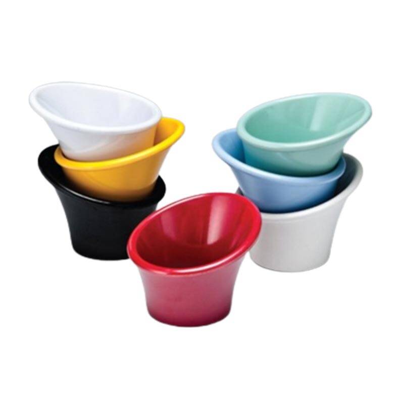 Zicco K-1963 Mini Boy Teşhir Kasesi, Melamin, Siyah, 7.5x4-6 cm - 1