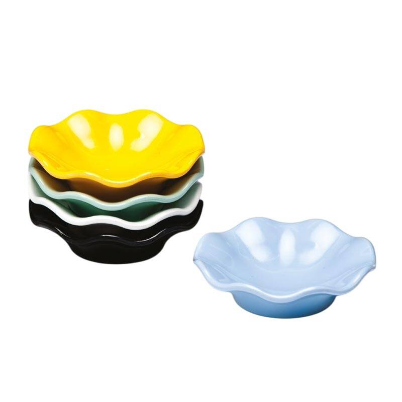 Zicco K-1969 Mini Teşhir Tabağı, Papatya Model, Melamin, Yeşil, 8.5x2.5 cm - 1