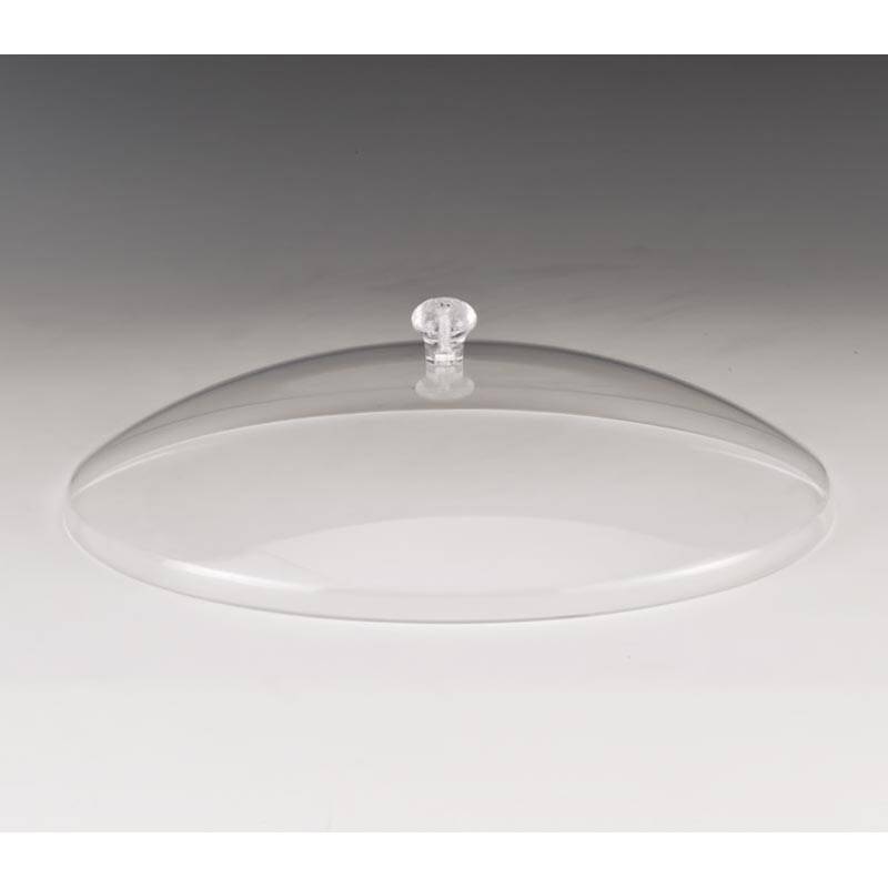 Zicco K-2002 Oval Kapak, Akrilik, Şeffaf, 35x26 cm - 1