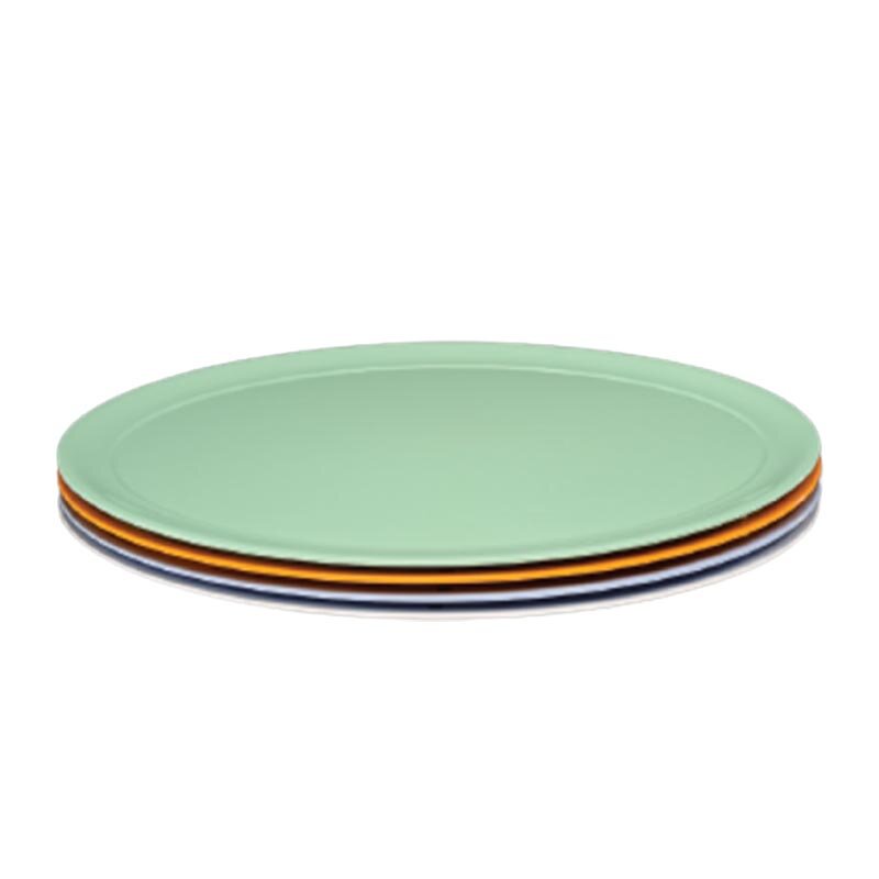 Zicco K-2003 Büyük Boy Teşhir Tabağı, Melamin, Sarı, 55.5x42x3 cm - Zicco