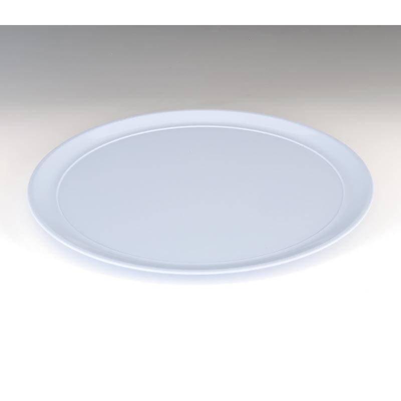 Zicco K-2004 Teşhir Sunum Tabağı, Melamin, Beyaz, 45.5x3 cm - 1