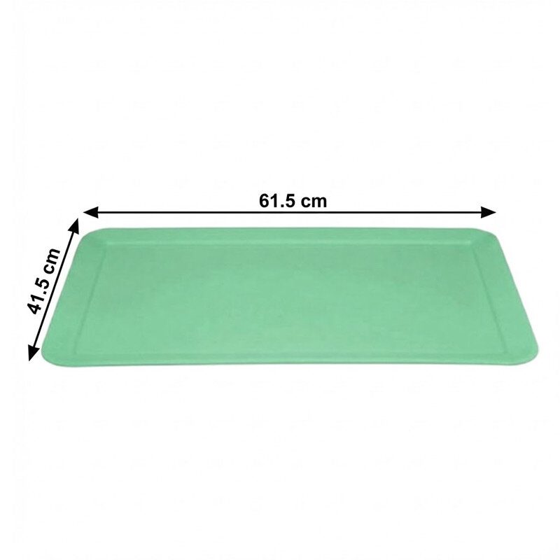 Zicco K-2005 Teşhir Sunum Tepsisi, Melamin, Yeşil, 61.5x41.5 cm - Zicco (1)