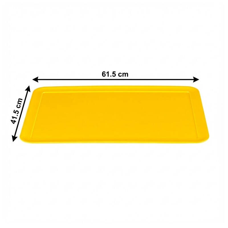 Zicco K-2005 Teşhir Tepsisi, Melamin, Sarı, 61.5x41.5 cm - 2