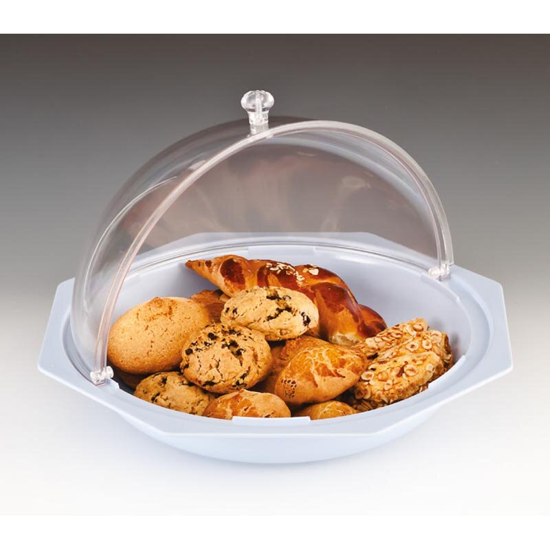 Zicco K-2008 Rolltop Kapaklı Fanus, Polikarbon, Beyaz, 43x27 cm - Zicco