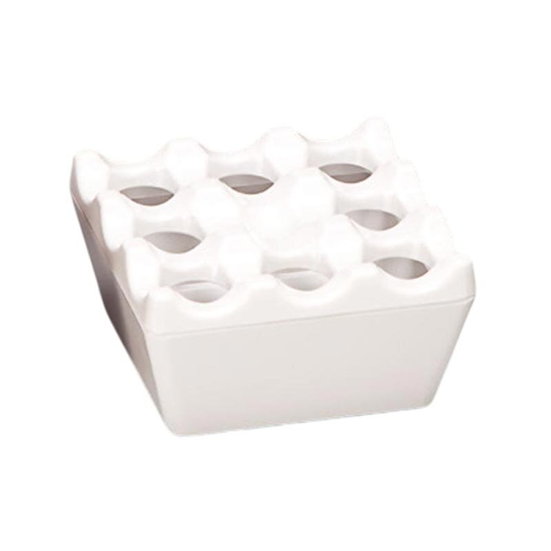 Zicco K-2012 Rüzgarlıklı Küllük, Melamin, Beyaz, 9x9x4.5 cm - Zicco