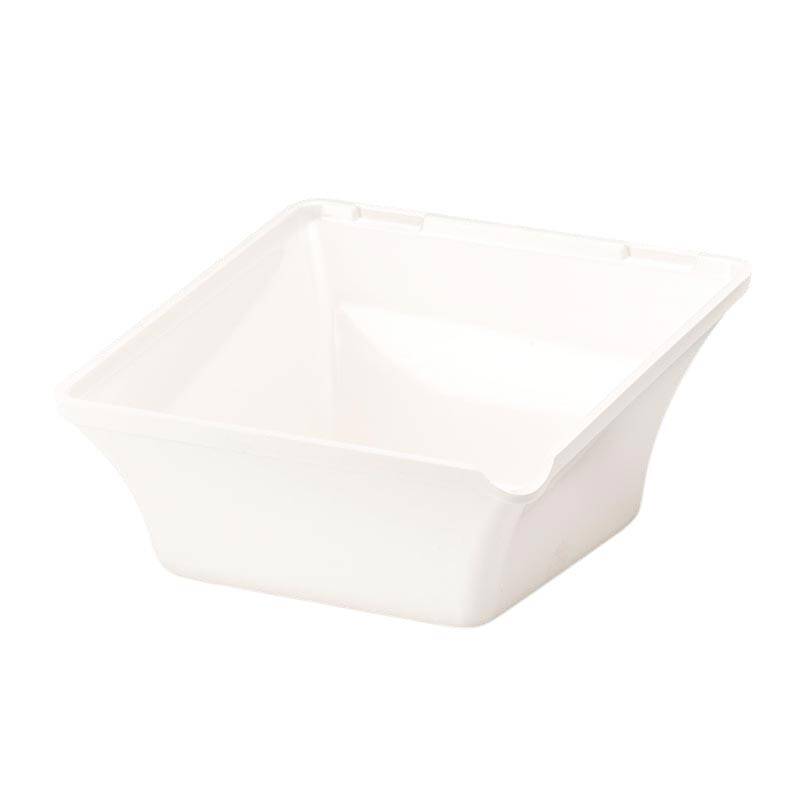 Zicco K-2013 Teşhir Kasesi, Melamin, Beyaz, 22x22x8 cm - 1