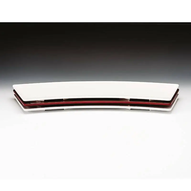 Zicco K-2015 Teşhir Tabağı, Melamin, Beyaz, 19x56 cm - 1