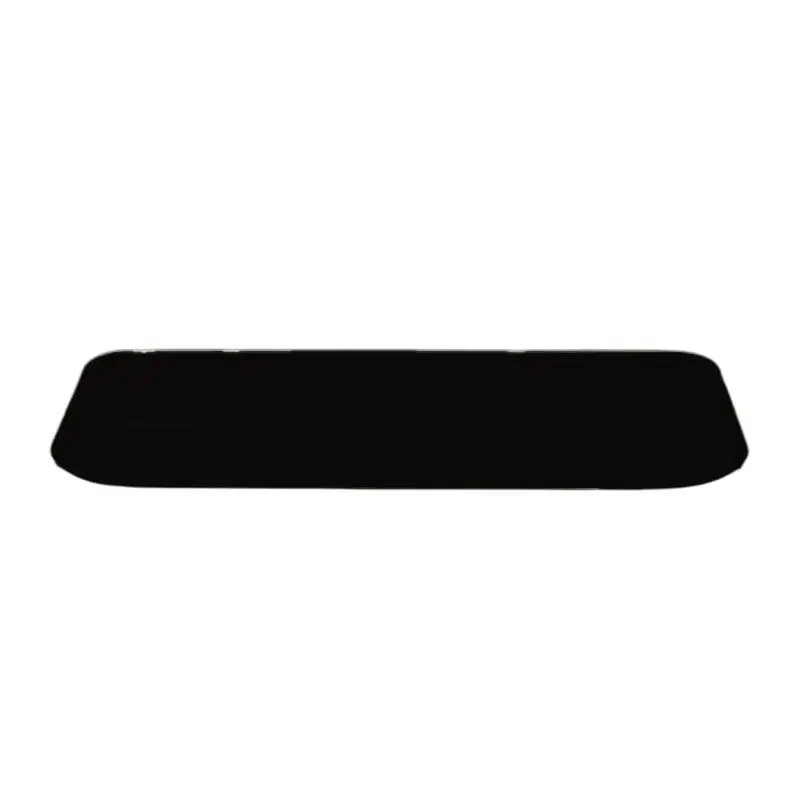 Zicco K-2028 Dikdörtgen Teşhir Sunum Tabağı, Melamin, Siyah, 21x51x4 cm - 1