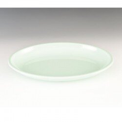 Zicco K-2036 Teşhir Tabağı, Oval Form, Melamin, Beyaz, 48x34x5.5 cm - Zicco