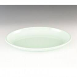 Zicco K-2036 Teşhir Tabağı, Oval Form, Melamin, Beyaz, 48x34x5.5 cm - 1