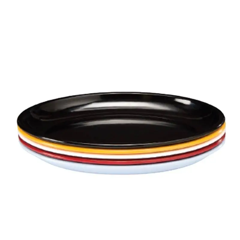 Zicco K-2036 Teşhir Tabağı, Oval Form, Melamin, Sarı, 48x34x5.5 cm - 1