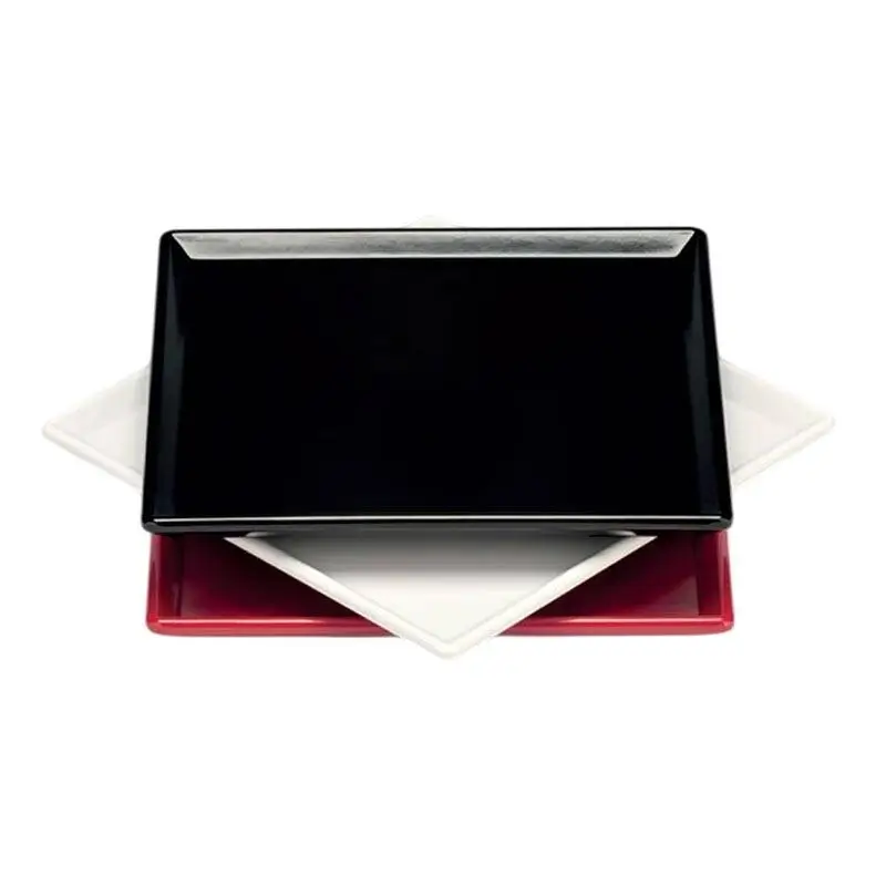 Zicco K-2042 Kare Teşhir Tabağı, Melamin, Beyaz, 20x20 cm - 1
