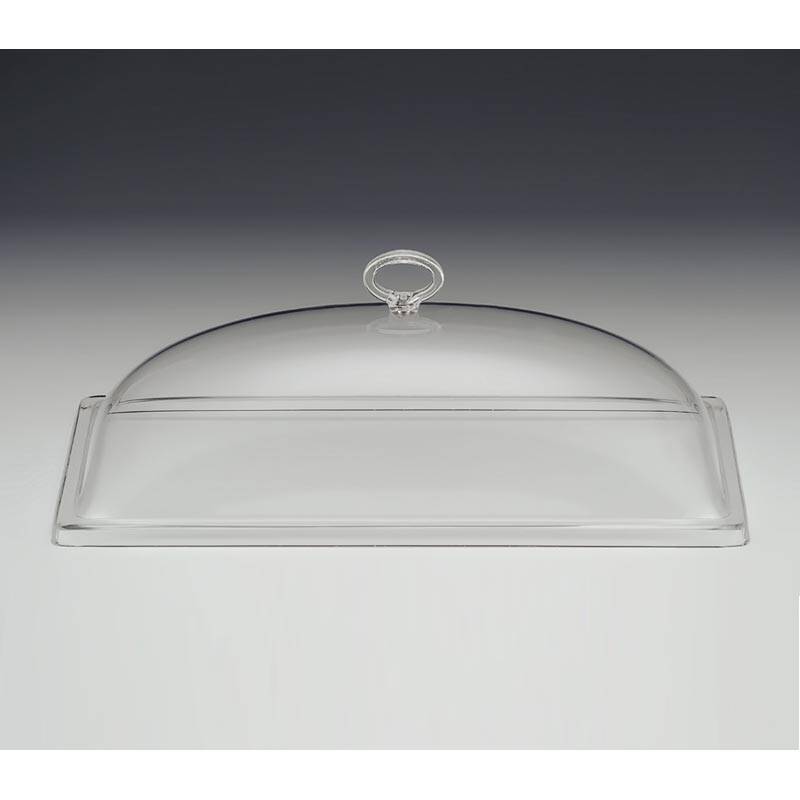 Zicco K-2044 Akrilik Tepsi Kapağı, Dikdörtgen, Şeffaf, 18x35 cm - 1