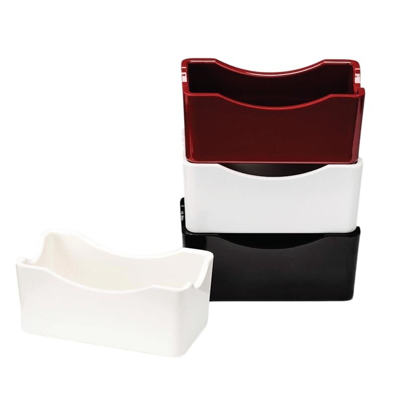 Zicco K-2049 Küp Poşet Şekerlik, Melamin, Kırmızı, 6.5x6.5x6.5 cm - Zicco