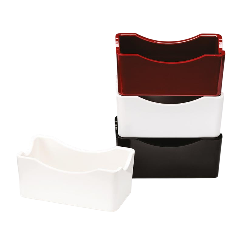 Zicco K-2050 Poşet Şekerlik, Melamin, Beyaz, 6.5x12x5 cm - Zicco