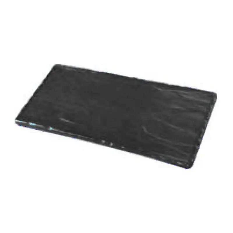 Zicco K-2051 Teşhir Sunum Tabağı, Melamin, Mat Siyah, 19x44.5 cm - 1