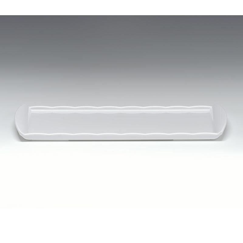 Zicco K-2053 Teşhir Tabağı, Melamin, Beyaz, 15x35 cm - Zicco